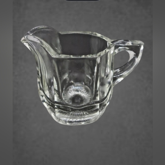 VINTAGE INDIANA COLONIAL PEERLESS PANEL GLASS CREAMER, SUGAR & BUTTER SET - Picture 5 of 8